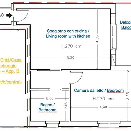 City Center - Modern Flat With Free Parking And Wifi - Apt B ベルガモ エクステリア 写真
